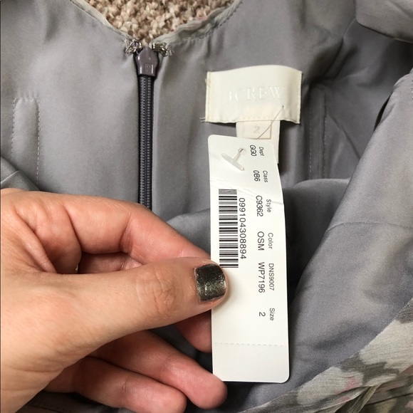 J Crew Pink, White, and Grey Dress - Picture 5 of 7